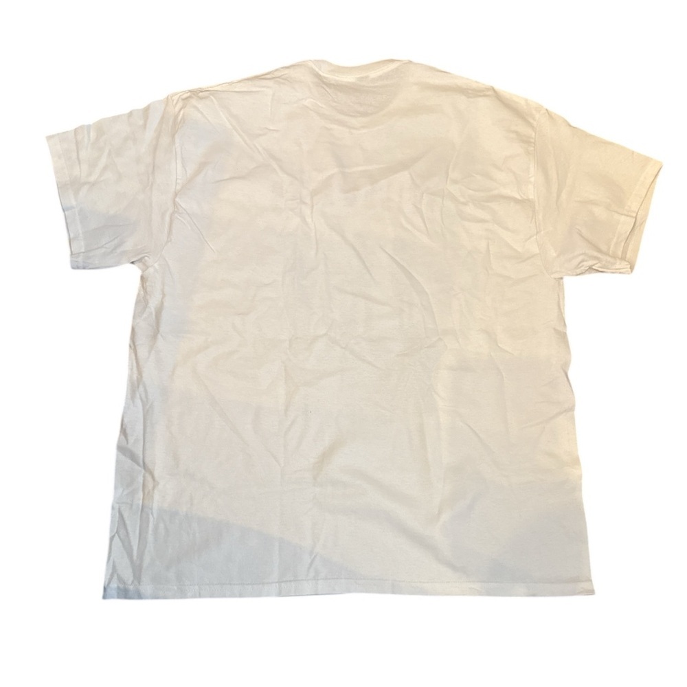 Men’s Gildan Still Water Graphic T-Shirt, White, XL, D6 - Picture 2 of 2